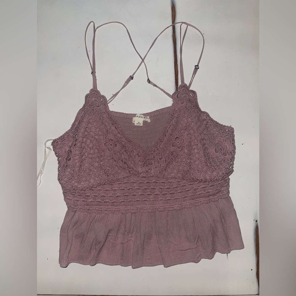 Aeropostale Crochet Tank